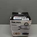 AROMA Rice Cooker, 3-Cup (Uncooked) / 6-Cup (Cooked), Steamer, Small Rice Cooker, Oatmeal Cooker, Soup Maker, Auto Keep Warm, 1.5 Qt, White, ARC-743-1NG