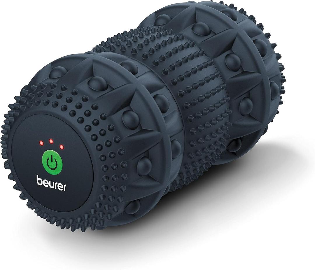 Beurer 3-Speed Vibrating Massage Roller - High-Intensity Deep Tissue Massager for Targeted Muscle Relief, Mobility & Training - Trigger Point Massage Ball, MG35