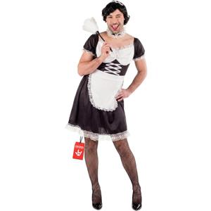 Fun Shack Maid Outfit for Men, Male Uniform, French Maid Costume, Party Dress Up (M)