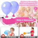 3 in 1 Balloon Pump Electric,Balloon Pump,Electric Air Pump,Quick-Fill Inflator/Deflator Pumps for Party Decoration Balloon, Pool, Floats, Air Mattress Bed, Swimming Ring