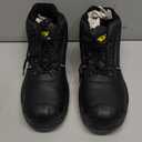 DRKA Water Resistant Steel Toe Work Boots For Men,6'' EH-Rated Safety Boots (10.5, Black)