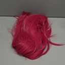 FantaLook Long Straight Hot Pink Cosplay Wig with 2 Ponytails for Women Halloween Party Costume