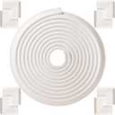 Mr. Pen- Furniture Corner & Edge Safety Bumpers, 18ft Edge & 8 Corners, Baby Proof Corners and Edges, Baby Proofing Corner Guards, Baby Corner Protector Guards, Edge Protector for Baby (Off-white)