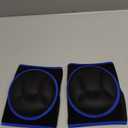 Knee Pads, Thick Sponge Anti-slip, Collision Avoidance Knee Pads, for Running, Mountaineering, House Working,Gardening Maintain (Blue, Large)