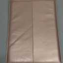 7 Ring Business Check Binder for Checkbooks Organization, Financial Records, Personal and Corporate Use, Rose Gold Faux Leather Folder for 600 Checks (14 x 10 Inches)
