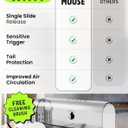 Motel Mouse Humane No Kill Live Catch and Release Mouse Traps, Reusable with Cleaning Brush - 2 Pack