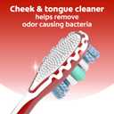 Colgate 360 Advanced Whitening Medium Toothbrush Pack, 4 Adult Medium Toothbrushes with Cheek and Tongue Cleaner, Helps Clean Your Teeth, Tongue, Cheeks, and Gums, 4 Pack