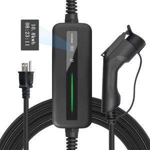 BESENERGY 15A Level 1 ev Charger, 20ft, NEMA5-15, 110V-120V, IP65 Portable Charge Station, Compatible with All j1772 EV Cars (Black)