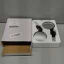 Motorcycle Side Mirrors Round 7/8" Handle Bar End Compatible With Street Bike Cafe Racer Sports bikes Chopper Cruiser Sport FZ8 FZ-07 09 (Black)