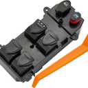 Power Window Switch Fits for 2006-2011 Honda Civic.Driver Side Control Door vidrios Master Switch.1 Auto Button 22 Pins.Replaces OEM 35750-SNV-H51 35750-SNA-A13