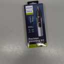 Norelco Philips Nose Trimmer 5000 for Nose, Ears, Eyebrows Trimming Kit, NT5600/62 (Black, Silver)