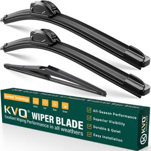 Windshield Wiper Blades Replacement for Nissan Kicks 2018 2019 2020 2021 2022 2023,Original Equipment Replacement Front Rear Wiper Blade Set - 26" 16" 12" (Set of 3)