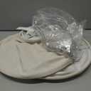 Bell Lamp Shades Set of 2, 6"Top x 13"Bottom x 10"High, Beige Shade Replacement for Table Lamps, Floor Lamps, Fabric Natural Linen Hand Crafted(Spider Fitter), Harp Holders Included, Assembly Required