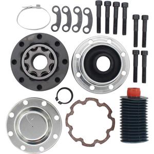 NewYall Driveshaft Propshaft CV Joint Repair kit 932-306 for Jeep Wrangler 2007-2016 Front Rear Drive Shaft Propeller Bolt Constant Velocity Joint Boot Lock Tie and Grease Set