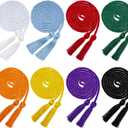 HOVEOX 8 Pieces Graduation Honor Cords Graduation Tassel Honor Cord Graduation Cords Bulk Honor Cords for Graduation Students (Gold, Black, Purple, Light Blue, Orange, red, White, Green, 8)