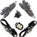 4PCS Oxygen O2 Sensor 1 & 2 for 2015 2016 2017 Ford F-150 2.7L Upstream + Downstream
