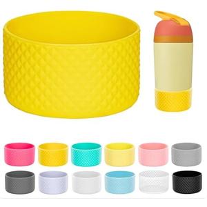 Soledea Silicone Boot for Owala Kids Water Bottle 16/14 oz, Anti-Slip Bottom Cover for Stanley 20-40oz, Iron Flask 18oz, BEAST tumbler 32oz, Owala 40oz Tumbler 6 Pack