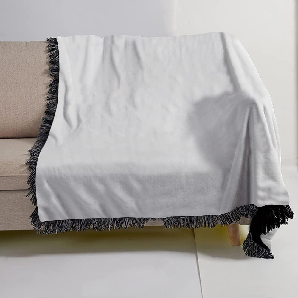 Sublimation Blanks Throw Blanket 1/9/15/20 Printable Panels,Super Soft 330GSM Flannel Plush Sublimation Custom Personalised Photo Blanket (1 Panel, 50'' x 40'')