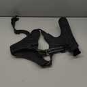 rabbitgoo Dog Harness No Pull with 2 Leash Clips, Adjustable Soft Padded, Reflective Oxford No Choke Pet Vest with Easy Control Handle for Medium Sized Dogs, Black, M