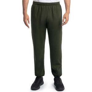 Fruit of the Loom Eversoft Fleece Elastic Bottom Sweatpants with Pockets, Relaxed Fit, Moisture Wicking, Breathable (XX-Large, Duffle Bag Green)
