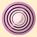 CaliBowl 5Piece NonSpill Plastic Mixing Bowl Set  Reusable Nesting Kitchen Bowls with Concave Inner Lip and NonSlip Base  Ideal for Baking, Prepping, Cooking and Serving  Dusty Plum