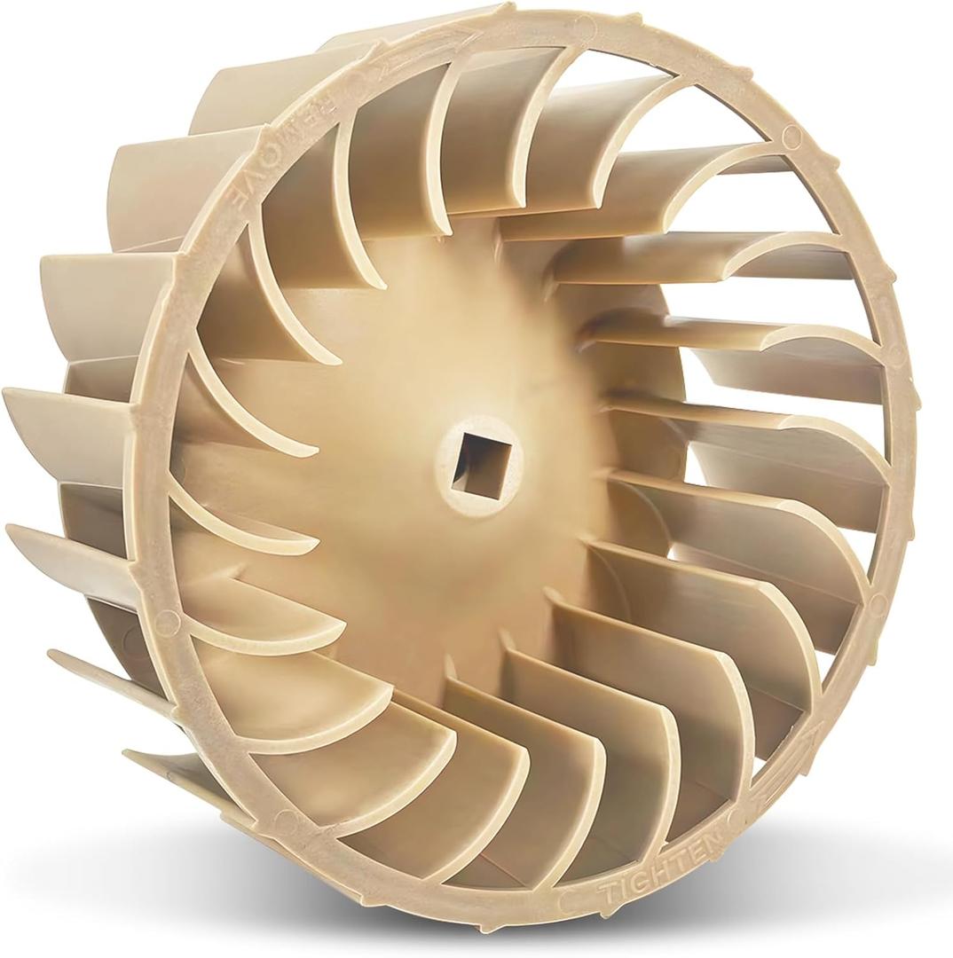 Upgrade 697772 WP697772 Dryer Blower Wheel Compatible with Whirlpool Maytag Kenmore Blower Wheel Replacement PS384381 WP697772 W10874014 AP6010627