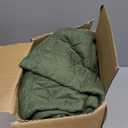SunStyle Home Twin Quilt Bedding Set Olive Green, Lightweight Comforter Bedspread Blanket, Twin Size Quilt, Luxury Quilted Stitching Coverlet with 1 Pillow Sham in Leaf Embroidered Pattern 2pcs Kids