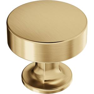 Amerock BP37102CZ | Kitchen Cabinet Knob | Champagne Bronze | Everett | 1-5/16 inch (33mm) Diameter | Cabinet Hardware | Round Furniture Knob | Dresser Drawer Knob