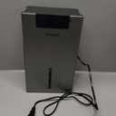 KeepGlad Dehumidifier, 98OZ Dehumidifiers for Home(1000sq.ft), Humidity Display Dehumidifier for Basement Bathroom Bedroom, Auto Shut Off, Washable Filter, Drain Hose, Timer, 7 Ambient Lights, Gray