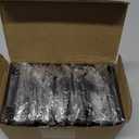 Talented Kitchen Metal Basket Label Clips - Removable Clip-On Storage Bin Holders - Durable Construction for Pantry Basket Labels - Secure Attachment for Metal Bins - 3.5"x 2.5", 18-Pack Black