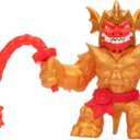 HEROES OF GOO JIT ZU Stretch Strikers Deluxe Hero Pack Blazagon, Stretchy Action Figure with 20+ Awesome Battle Sounds, Stretchy Armor and Stretchy Weapon