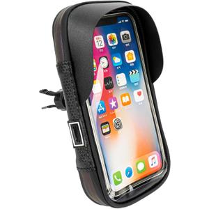 Waterproof Bike Phone Bag with Touchscreen, Bicycle Frame Phone Holder Fits Up to 7 Inch Phones, Cycling Top Tube Bag with Sun Visor for Road Bike & MTB