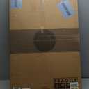 Americanflat 24x34 Poster Frame with Polished Plexiglass - Use as 20x30 Frame with Mat or Display 24x34 Photo Without Mat - Hudson Collection - Wide Picture Frames for Wall Display - Black