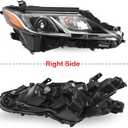 Generic 2018-2022 Camry Headlights,LED Projector Headlight Assembly Compatible with Toyota Camry L LE SE,Headlight Headlamp for Camry 2018-2022 Replacement Right Passenger Side, Black