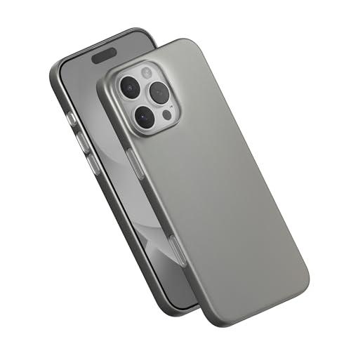 Torras Magnetic Case for iPhone 16 Pro Max (Natural) - Embedded Magnet Compatible with MagSafe, Thin Minimalist Design - Protects & Showcases Your Device