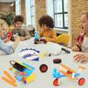 STEM Kits for Kids Crafts 6-8 8-12, Boys Gifts Toys for 6 7 8 Year Old Boy Birthday Gift Ideas, STEM Toys Crafts 6+ 7+ yr, Robotics Science Kits Activities Robot Building Age 8-10 9 10 11 12 13 14