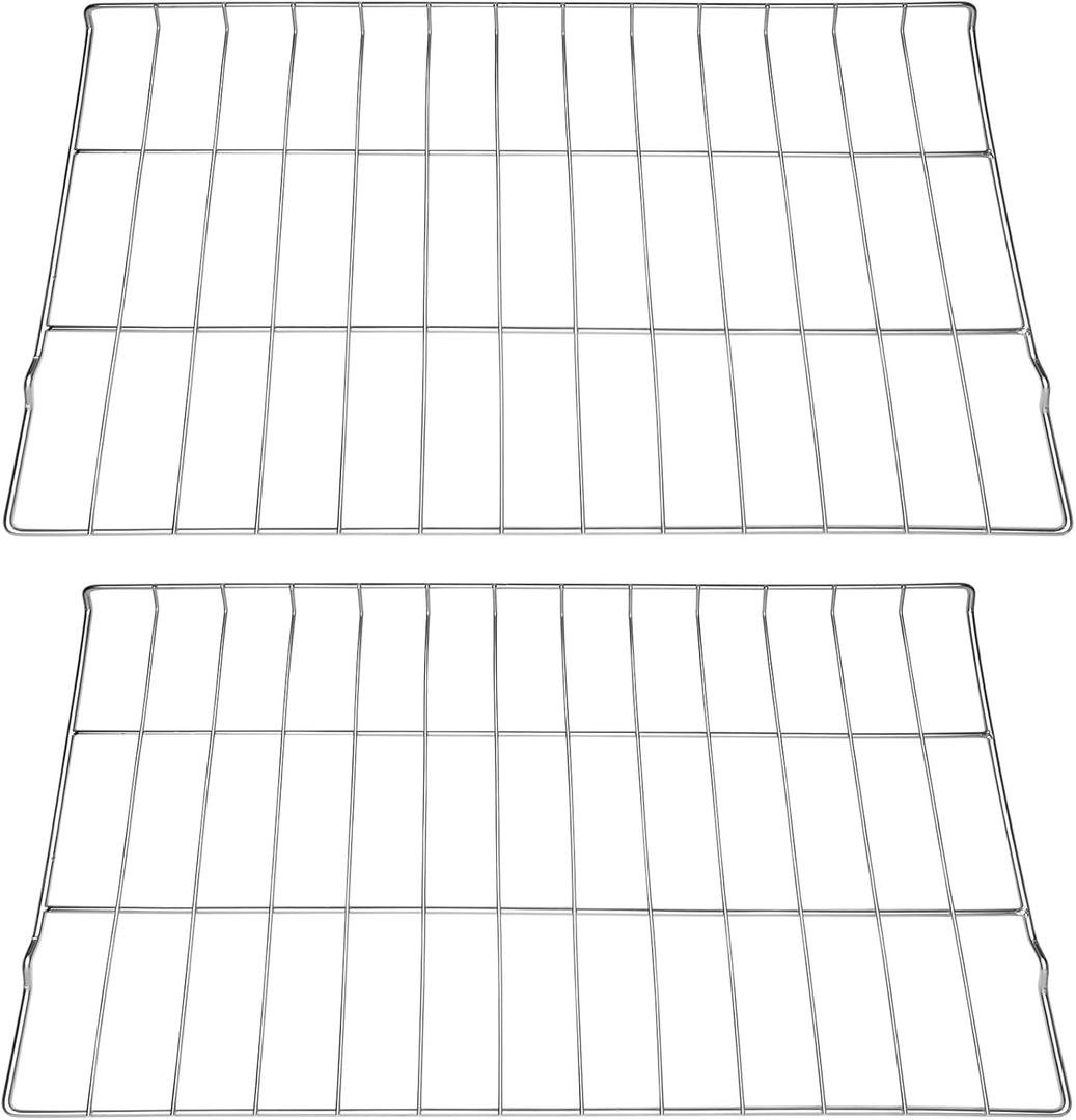Upgraded 2Pcs 304 Stainless Steels MHL63411403 Oven Rack Compatible with LG Range/Stove LDG4313ST LREL6323S, Replace MHL63531403 MHL63411401 MHL63411402 MHL62112101, 24.8 X 16.2 in