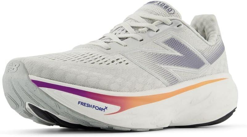 New Balance Women's Fresh Foam X 1080 V14 Shoes (Size 9, Grey Matter/Silver Metallic/Inkwell)