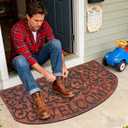 Large 47"x 22" Heavy Duty Welcome Mats Outdoor with Non-Slip Rubber Backing - Durable Outdoor Door Mat for Front Door Entrance, Garage, Patio & High Traffic AreasWelcome Mat Style 2