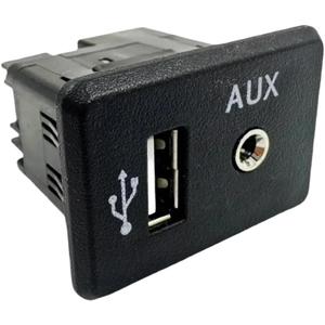 28023-9HT0A Auxiliary AUX USB Jack Port Fit for Nissan Altima 2015-2018, for Murano 2015-2019