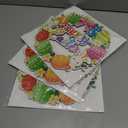 3 x Easter Decoration Wooden Wreath for Front Door Sign Happy Easter Bunny Eggs Spring Decoration, Rabbit Sign Welcome Hanging Wall Signs for Home Wall Decor Party Outdoor Indoor