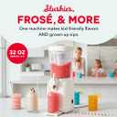 Dash Slushy & Frozen Drink Maker - Slushy Machine for Home, 32 Oz Countertop Frozen Drink Machine & Slushie Maker with Drip-Free Dispensing - Easy-Clean, Includes 4 Cups, Straws & Recipe Guide