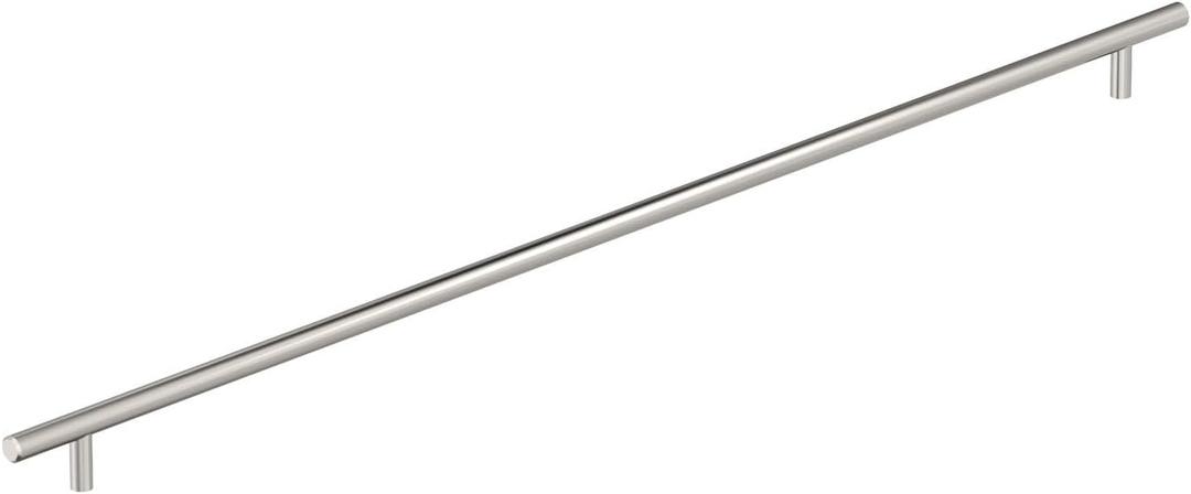 Amerock BP19018PN | Bar Pulls 25-3/16 inch (640 mm) Center to Center Polished Nickel Cabinet Pull | Kitchen Cabinet Hardware | Furniture Hardware | Drawer Handle