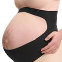 Momcozy Pregnancy Belly Band, CozySupport Ergonest Maternity Belly Band, Invisible Pregnancy Belt for Back, Abdomen, Waist