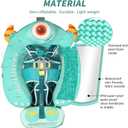 Mambobaby Float with Canopy Size Improved Non Inflatable Infant Baby Pool Float Smart Mambo Float Swim Trainer Add Tail Swim Float Mambo Float Solid Air Free Water Waist Swimming Ring, adjustable