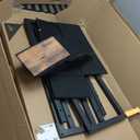 Lufeiya L Shaped Computer Desk with Drawers & Storage Shelves, 55 Inch Corner Desk with Power Outlet for Home Office Bedroom, L-Shaped Teen PC Gaming Desks with Fabric Drawer, Rustic Brown