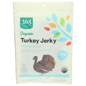 3 x 365 by Whole Foods Market, Organic Original Turkey Jerky, 3 OZ (3 Ounce (Pack of 1))