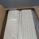 Kigley 12 Pcs Pegboard Drawer Organizer with 96 Drawer Peg Wood Peg Board Wooden Kitchen Plate Organizer for Dishes Food Containers Cookware Utensils(21 Inch,Wood Color)