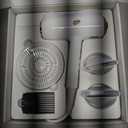 T3 Featherweight StyleMax Professional Ionic Hair Dryer with Custom Heat Automation & 4 Attachments,Fast Drying,Lightweight with 5 Heat & 3 Speed Settings,2 Concentrators,Diffuser & Smoothing Comb (1" Clip Iron, White)