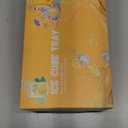 WIBIMEN Mini Ice Cube Trays, 0.55 Tiny Pebble Ice for Iced Coffee & Cocktails, Fast Chill, Easy Twist Release, Stackable with Lid & Storage Bin (2 Pack, Blue)